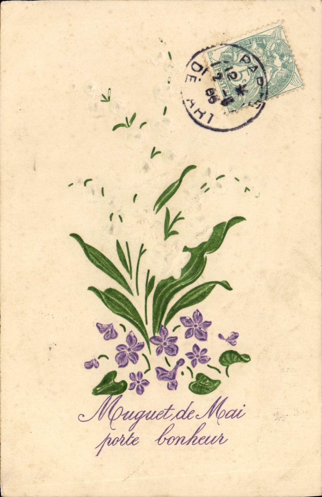 CPA Fantaisie Fleurs