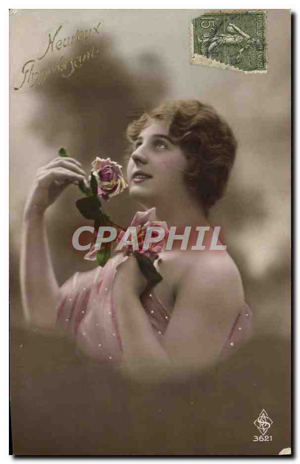 CPA Fantaisie Femme
