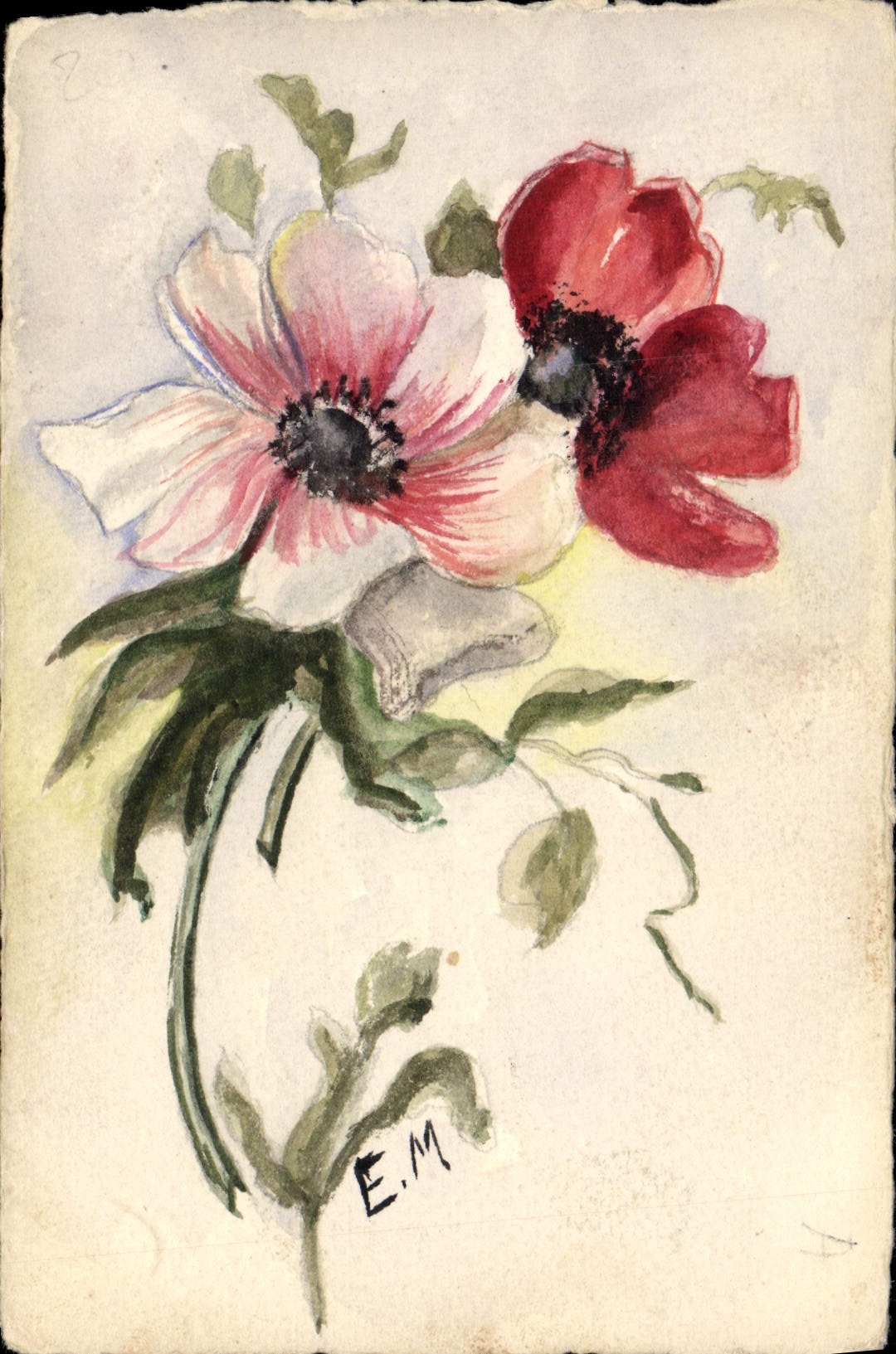 CPA Fantaisie Fleurs 