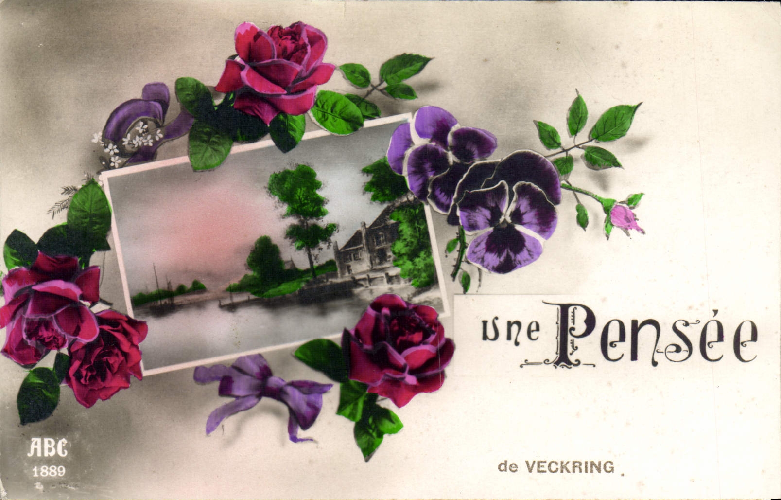 CPA Fantaisie Fleurs