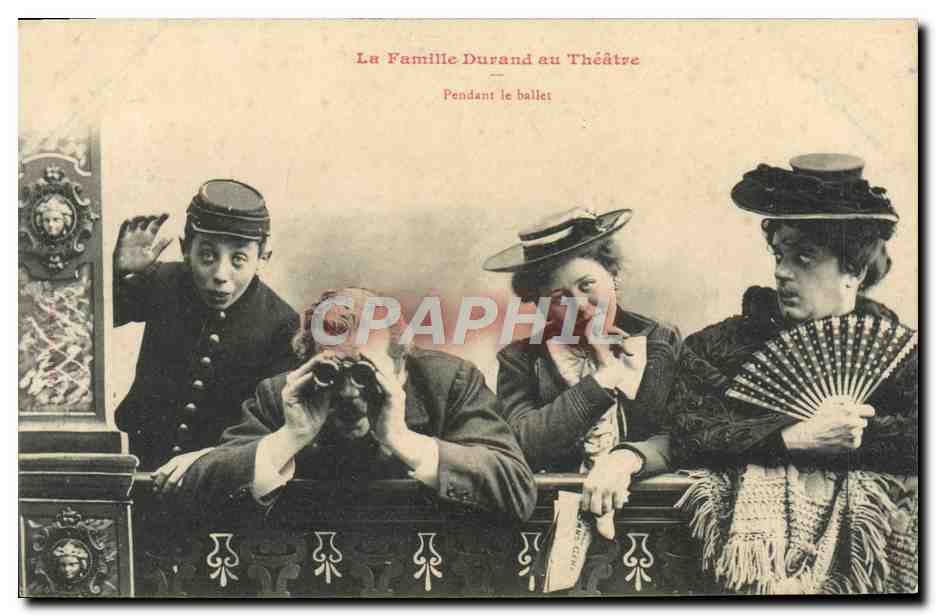 La Famille Durand au Théâtre — Pendant le ballet — éditeur non visible