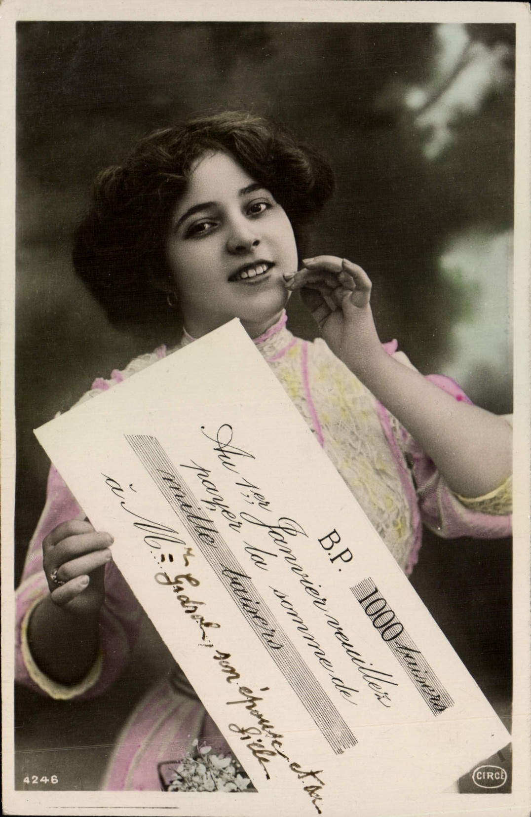 CPA Fantaisie Femme