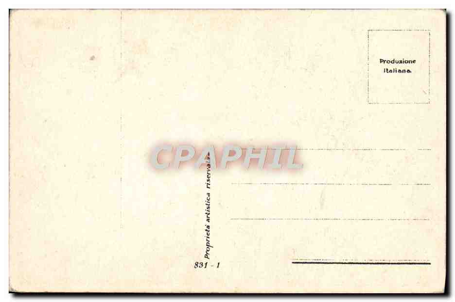 CPA Fantaisie Femme — Rückseite