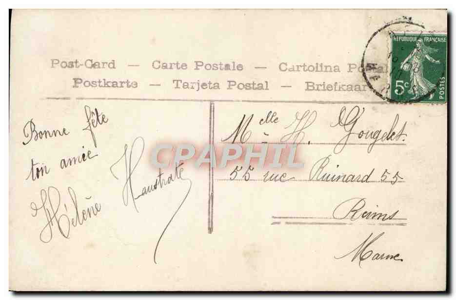 CPA Fantaisie Enfant — Verso