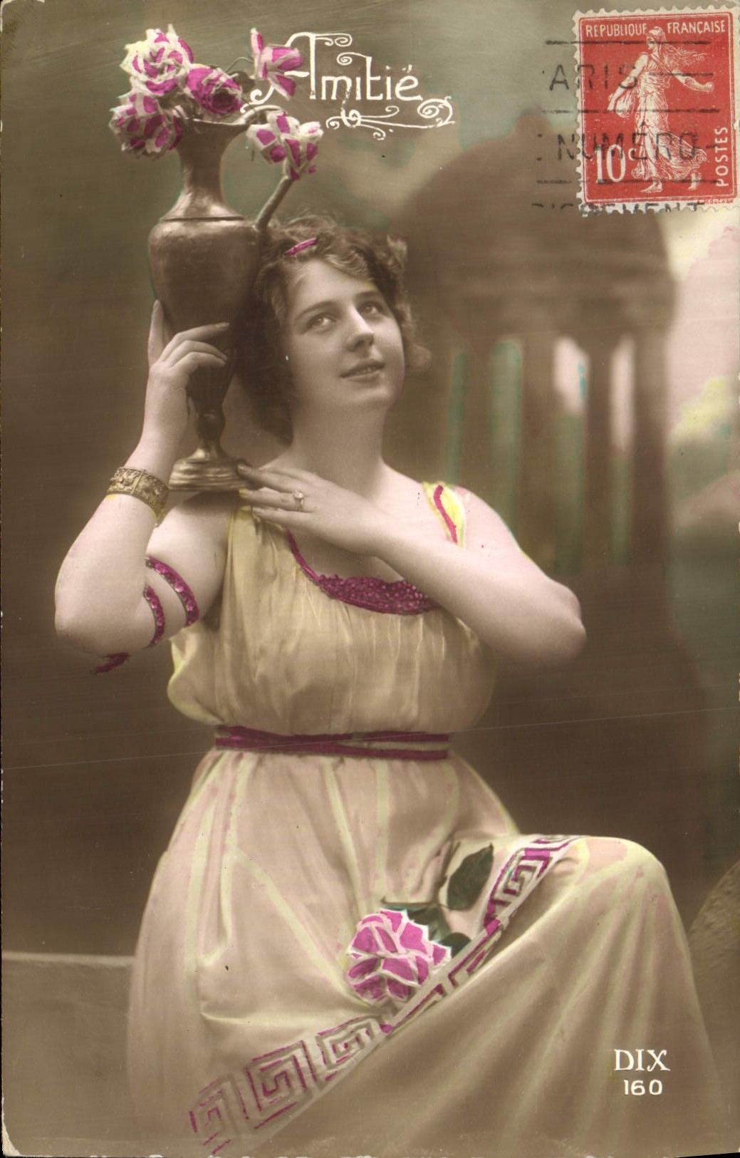 CPA Fantaisie Femme