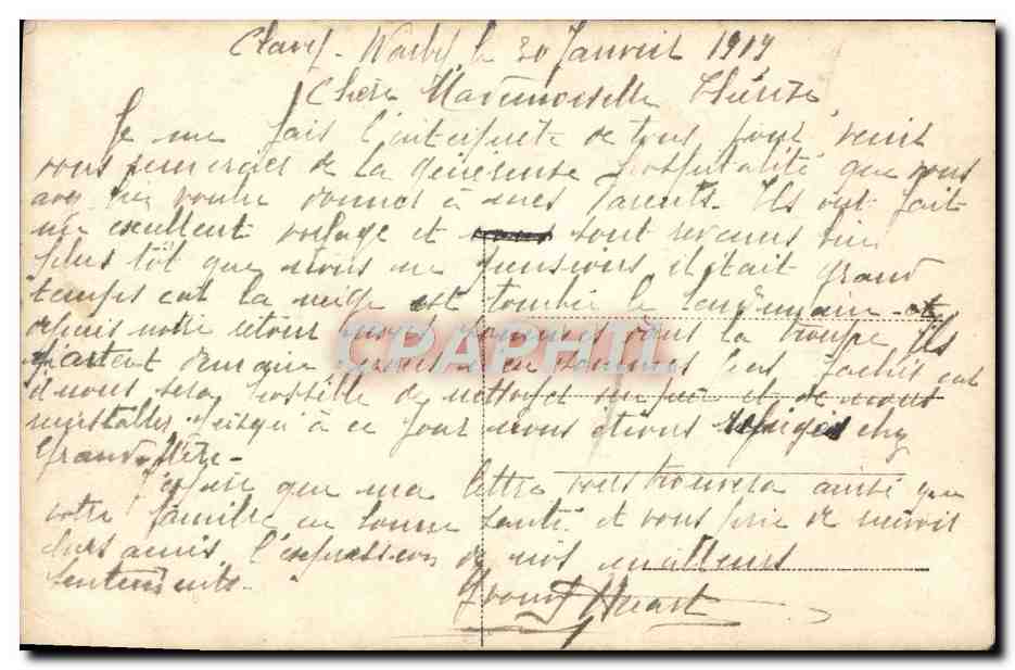 CPA Fantaisie Enfant — Rückseite