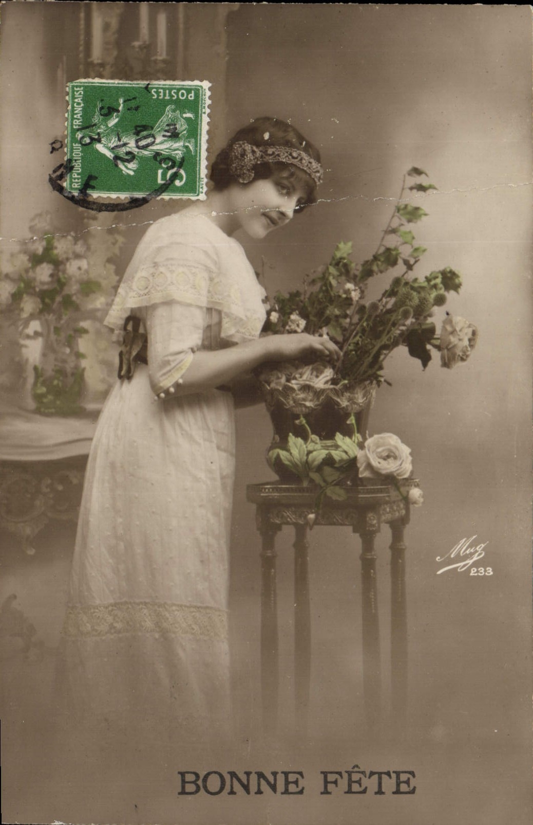 CPA Fantaisie Femme