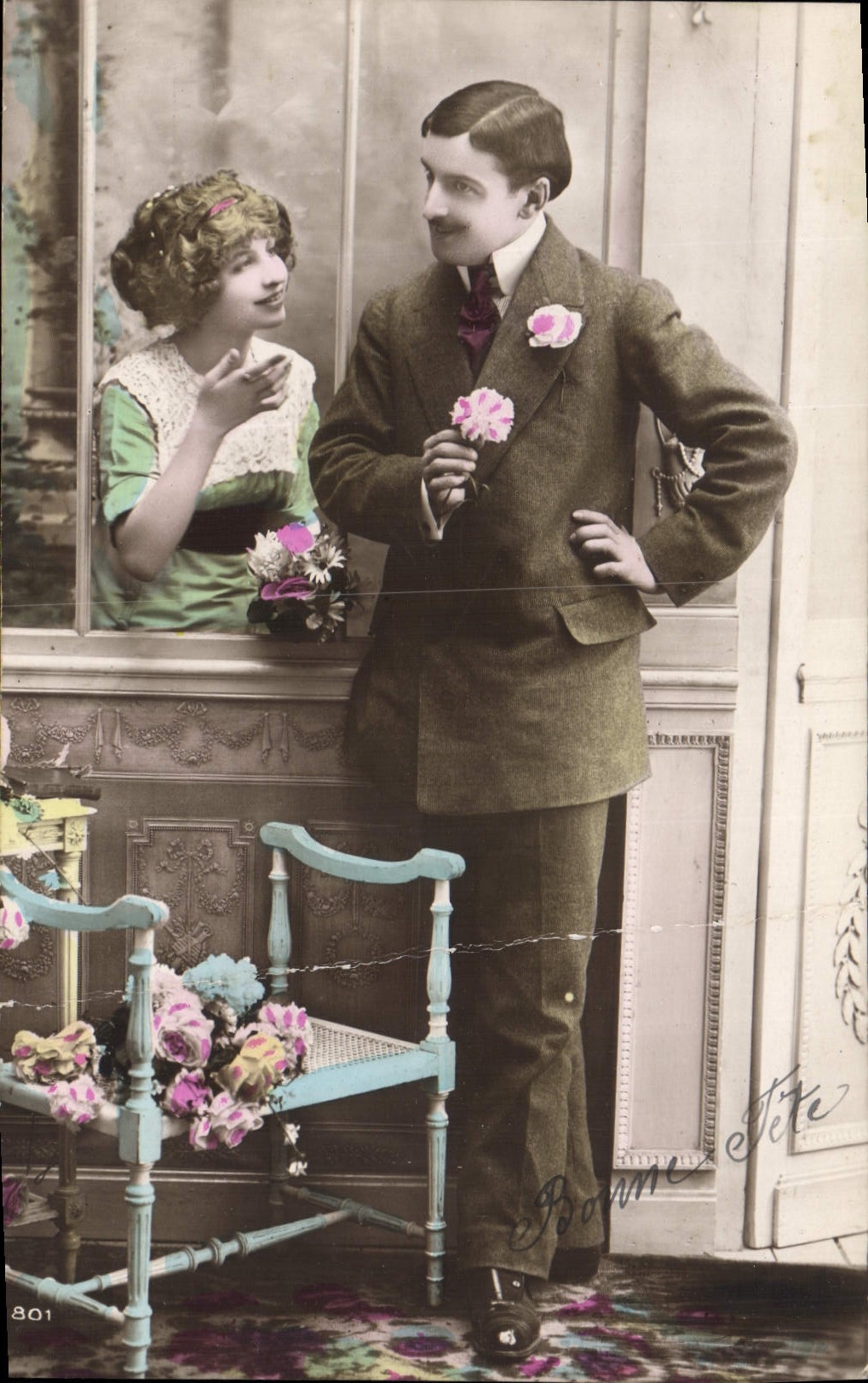 CPA Fantaisie Femme