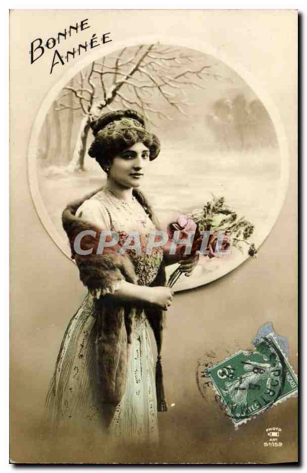 CPA Fantaisie Femme