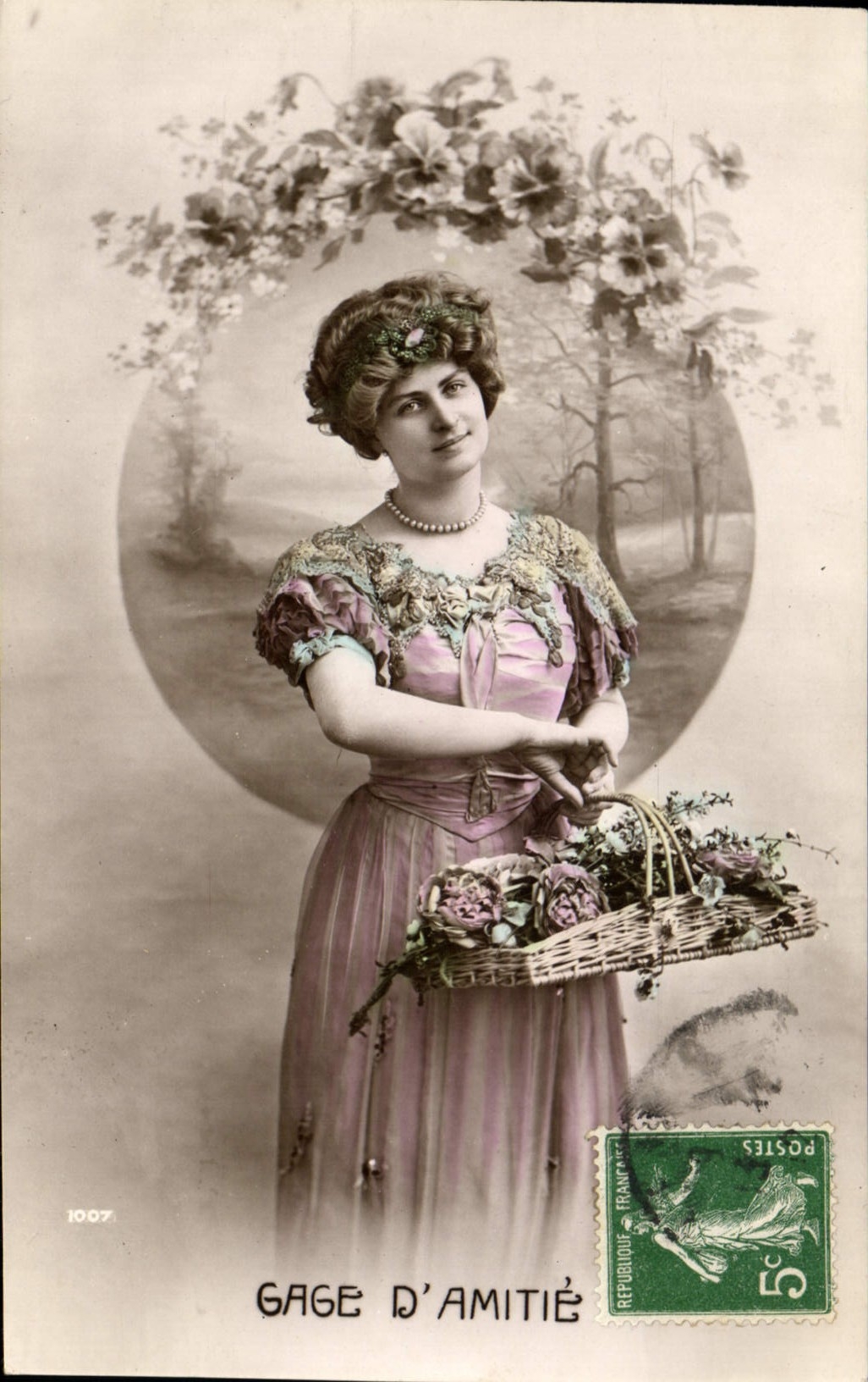 CPA Fantaisie Femme 
