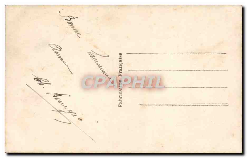 CPA Fantaisie Fleurs — Verso