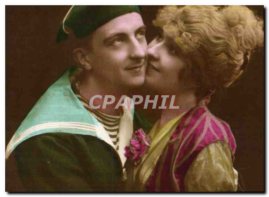 CPA Fantaisie Femme Marin