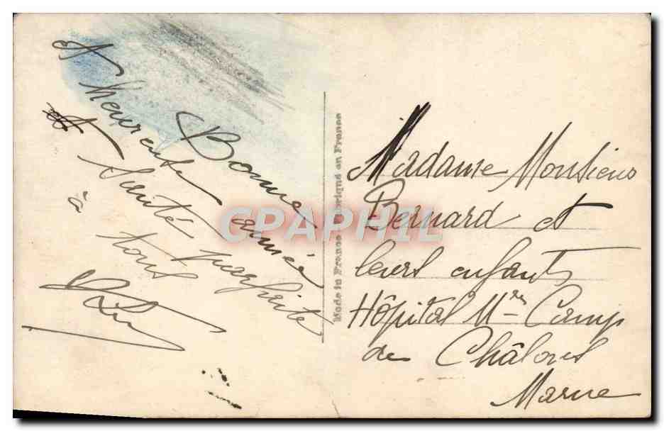 CPA Fantaisie Bonen annee — Rückseite