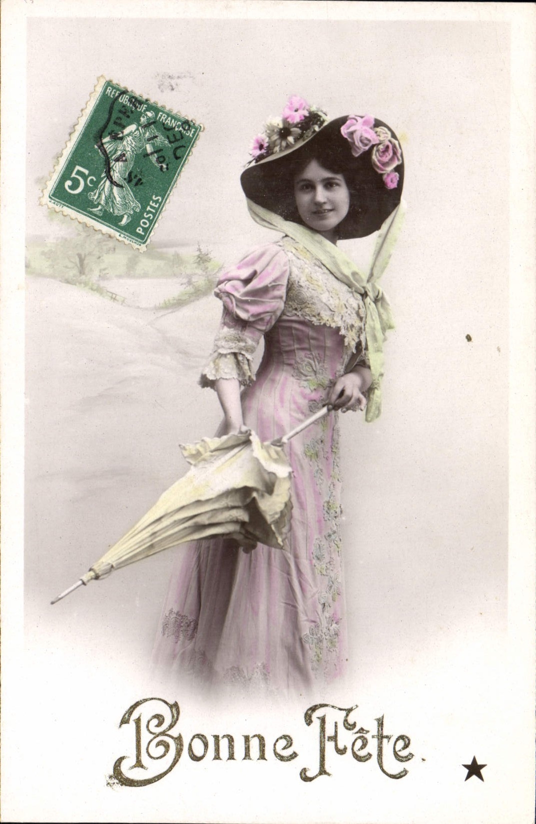 CPA Fantaisie Femme 