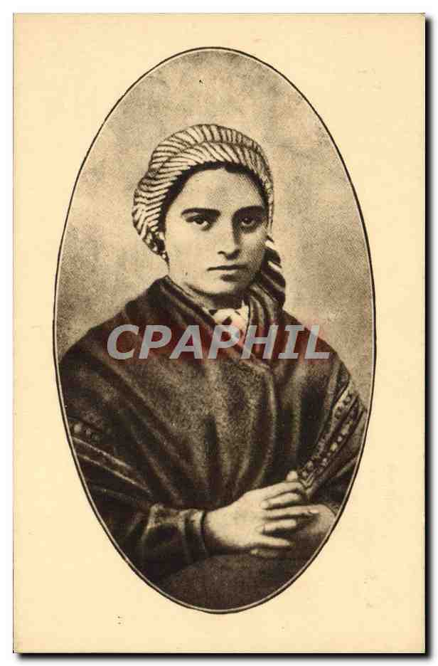 CPA Lourdes Bernadette en 1858 Photographie de l'abbe Bernadou