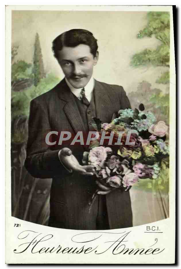 CPA Fantaisie Homme 