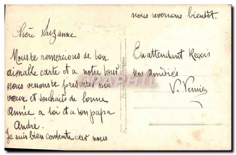 CPA Fantaisie Enfants — Rückseite