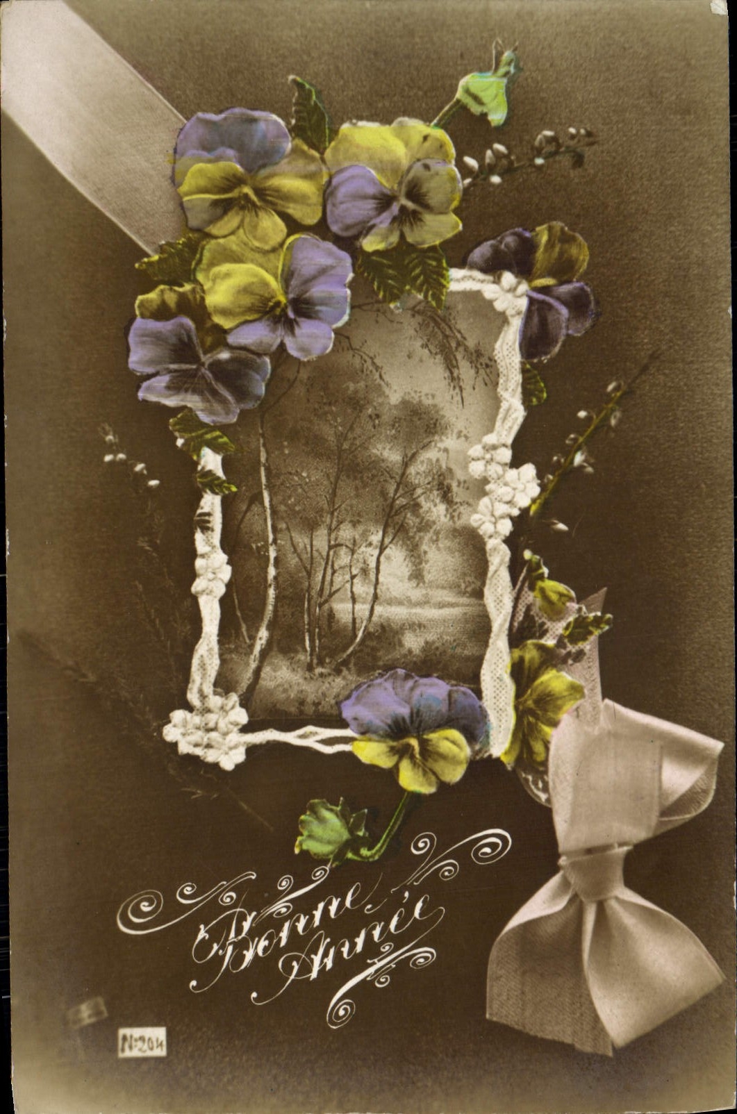 CPA Fantaisie Fleurs