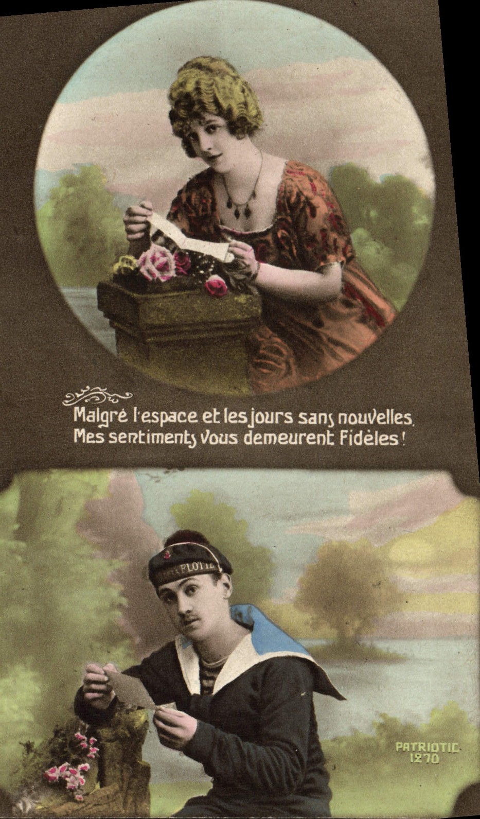 CPA Fantaisie Femme Marin