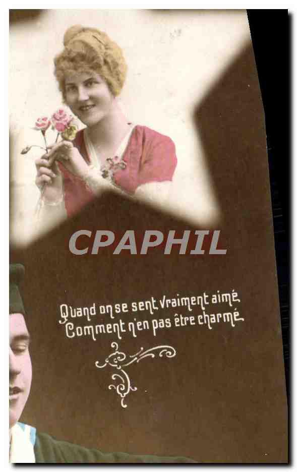 CPA Fantaisie Femme Marin