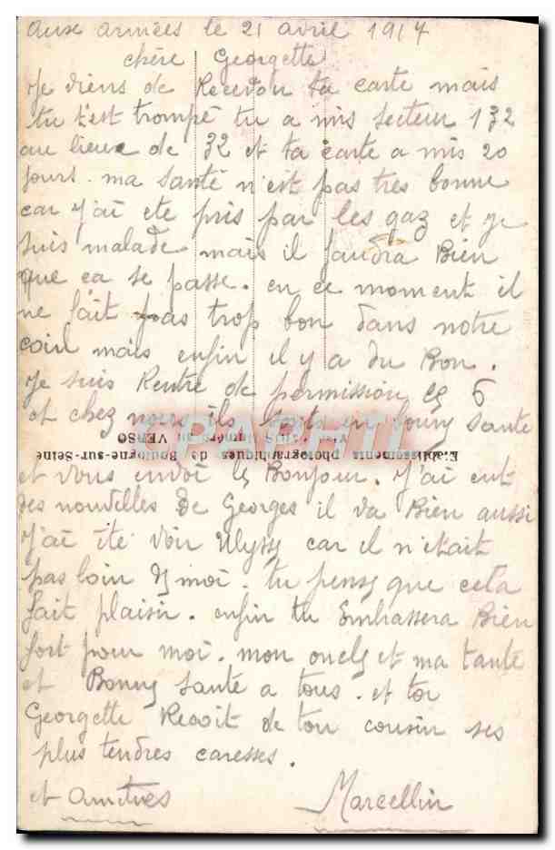 CPA Fantaisie Femme Soldat Militaria — Back