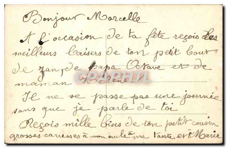 CPA Fantaisie Enfant  — Rückseite