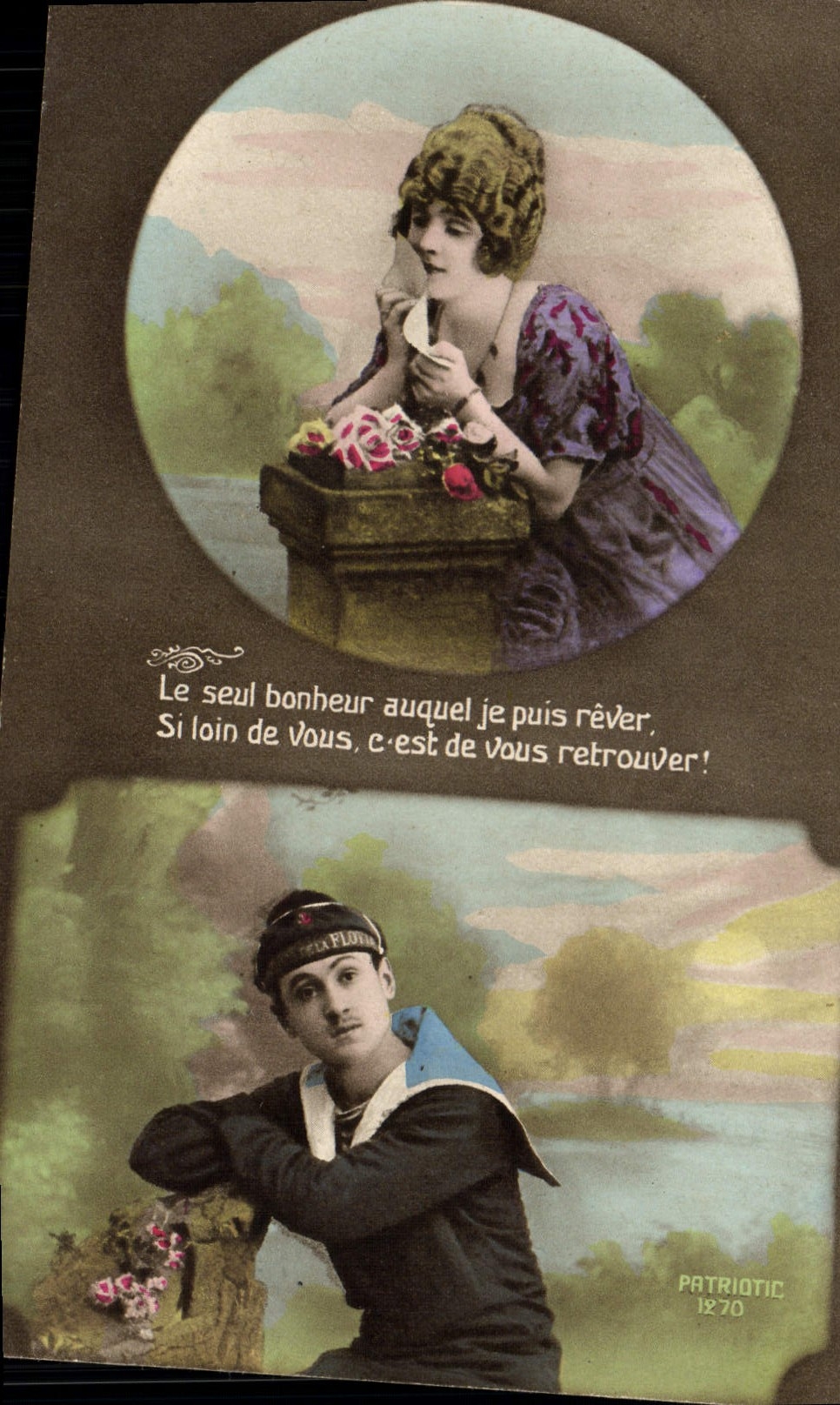 CPA Fantaisie Femme Marin