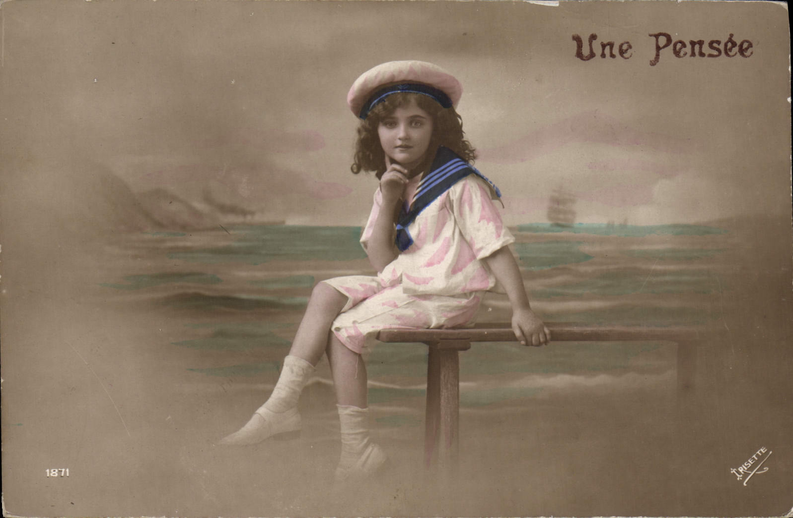 CPA Fantaisie Enfant Marin