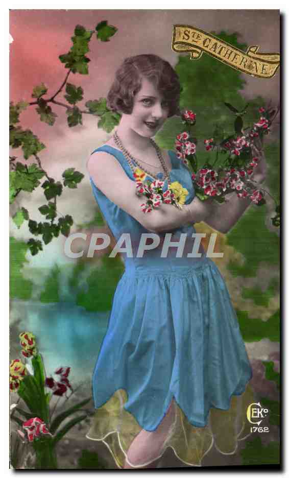 CPA Fantaisie Femme Catherine