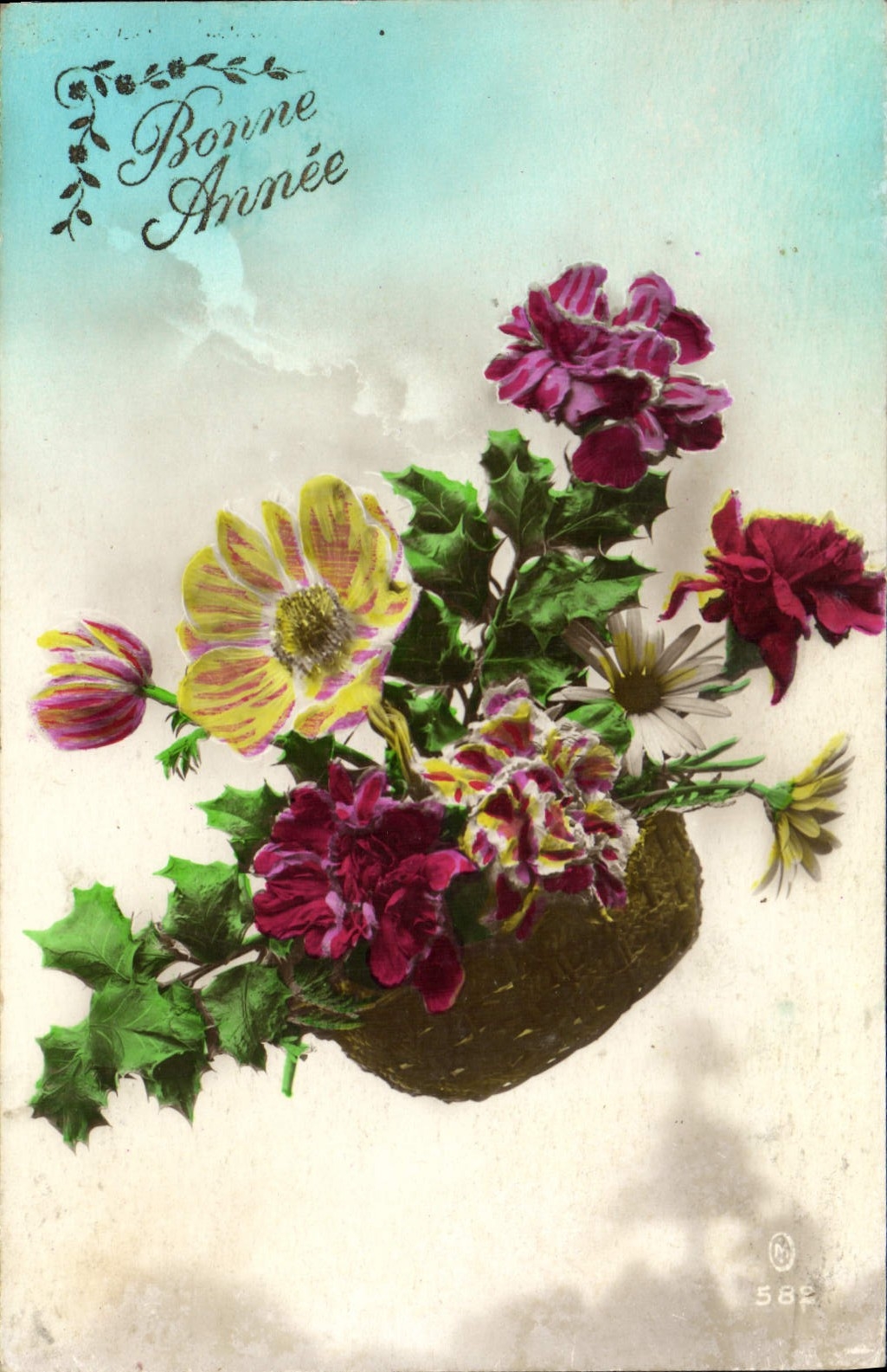 CPA Fantaisie Fleurs