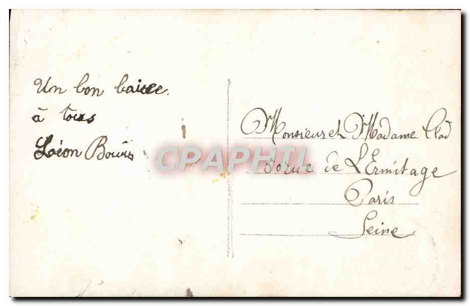 CPA Fantaisie Enfant — Verso