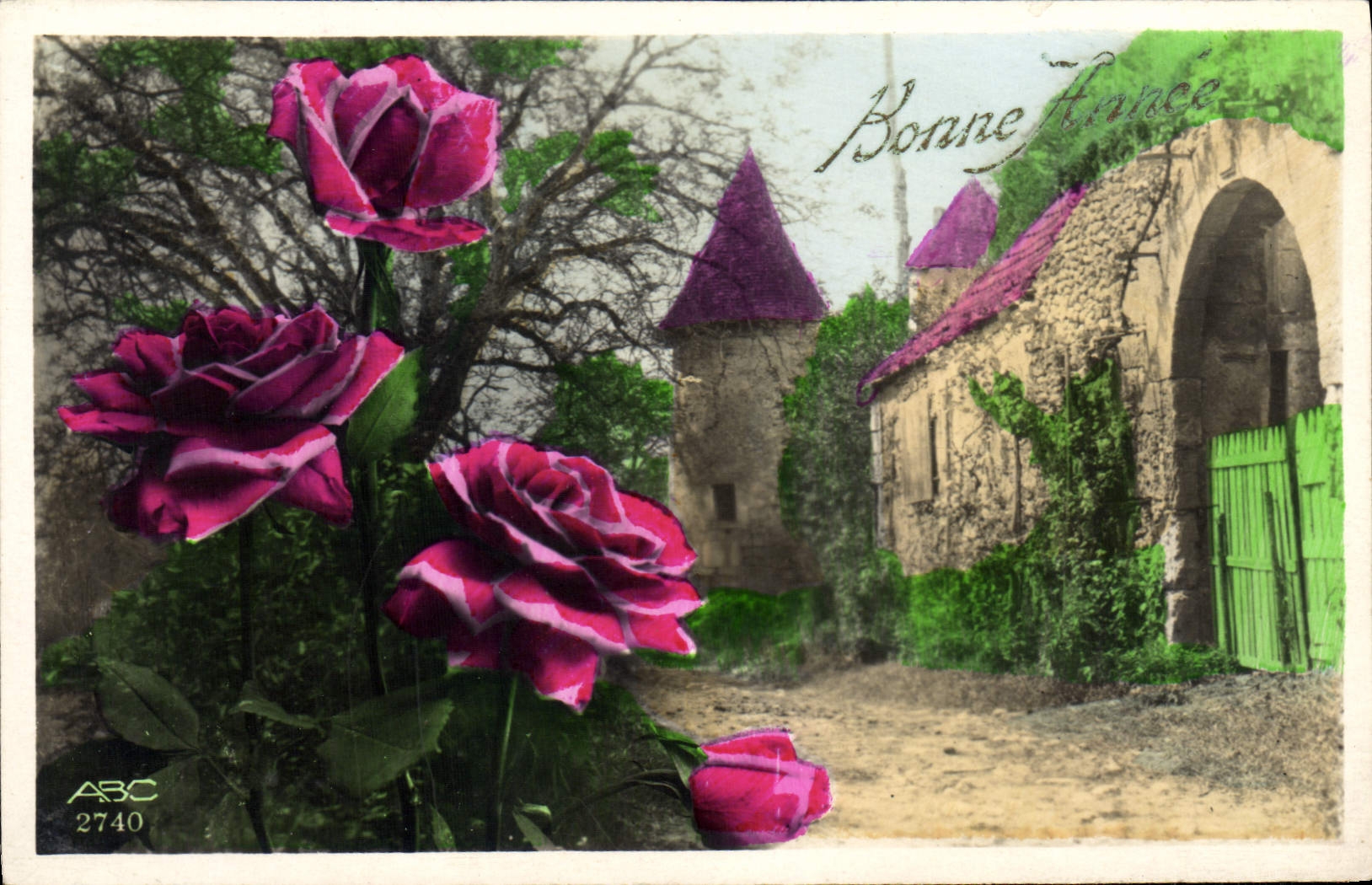 CPA Fantaisie Bonne annee