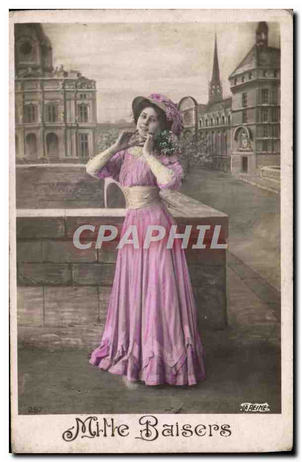 CPA Fantaisie Femme 