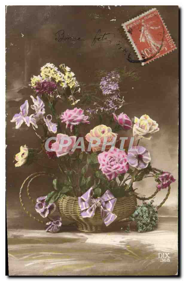 CPA Fantaisie Fleurs 
