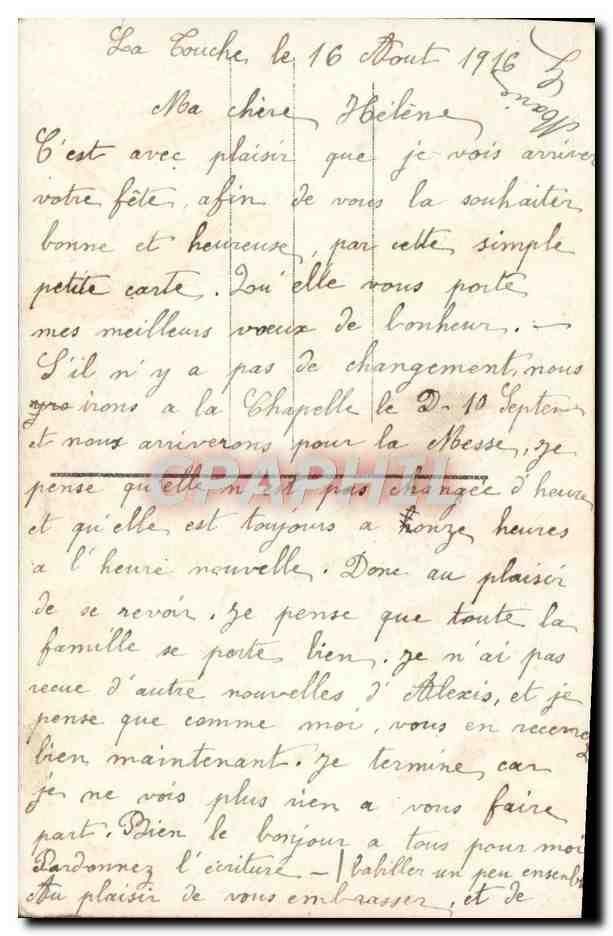 CPA Fantaisie Fleurs  — Rückseite