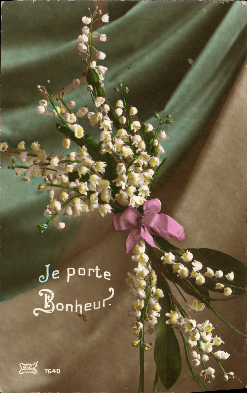 CPA Fantaisie Fleurs Muguet