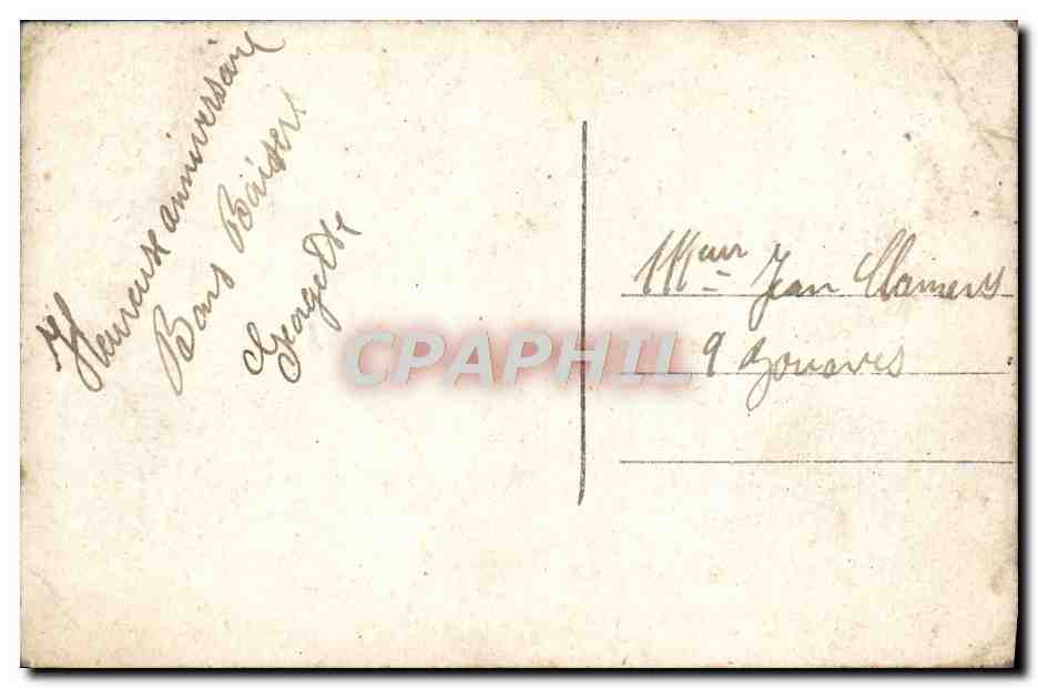 CPA Fantaisie Femme — Rückseite