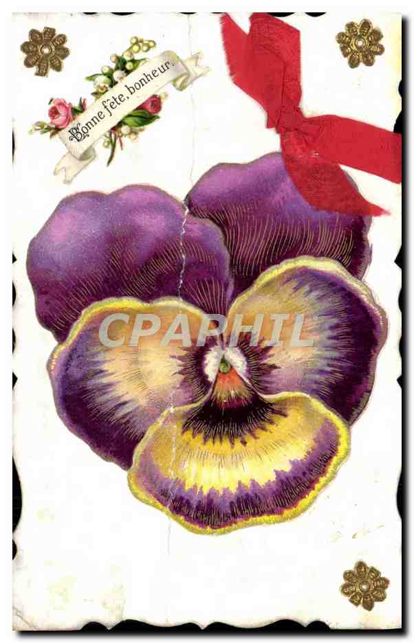 CPA Fantaisie Femme Fleurs