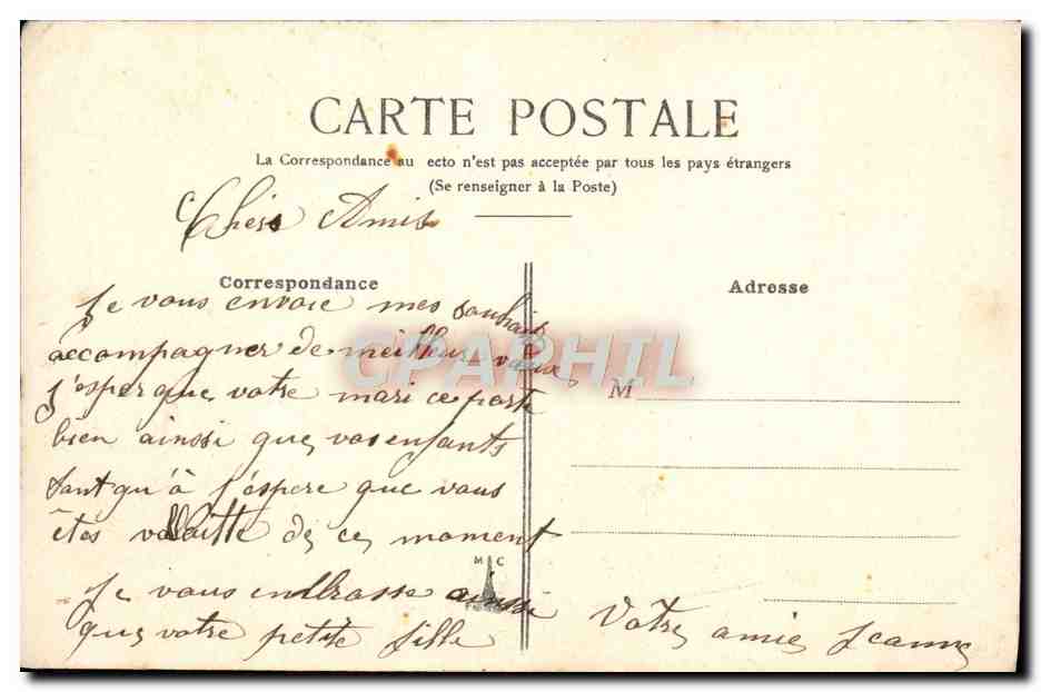 Fleurs de houx et jeune femme — Bonheur et Santé Pendant L'Année — Éditeur inconnu — Back