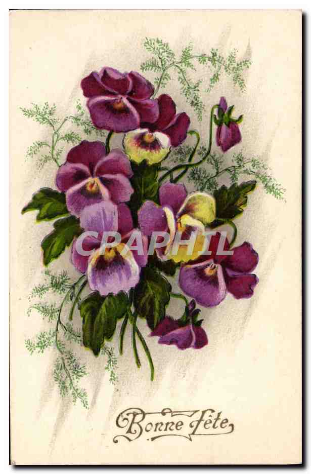 CPA Fantaisie Fleurs