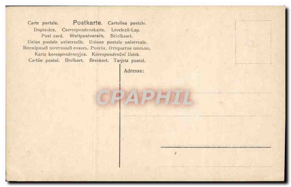 CPA Fantaisie Femme  — Verso
