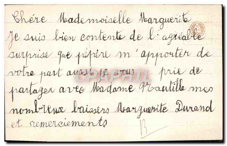 CPA Fantaisie Enfant Chien  — Back