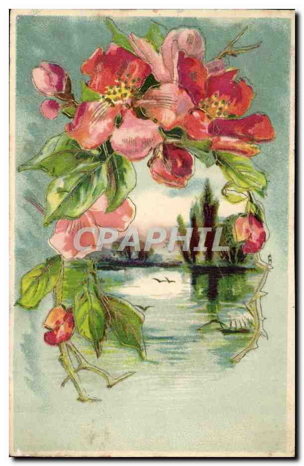 CPA Fantaisie Fleurs 