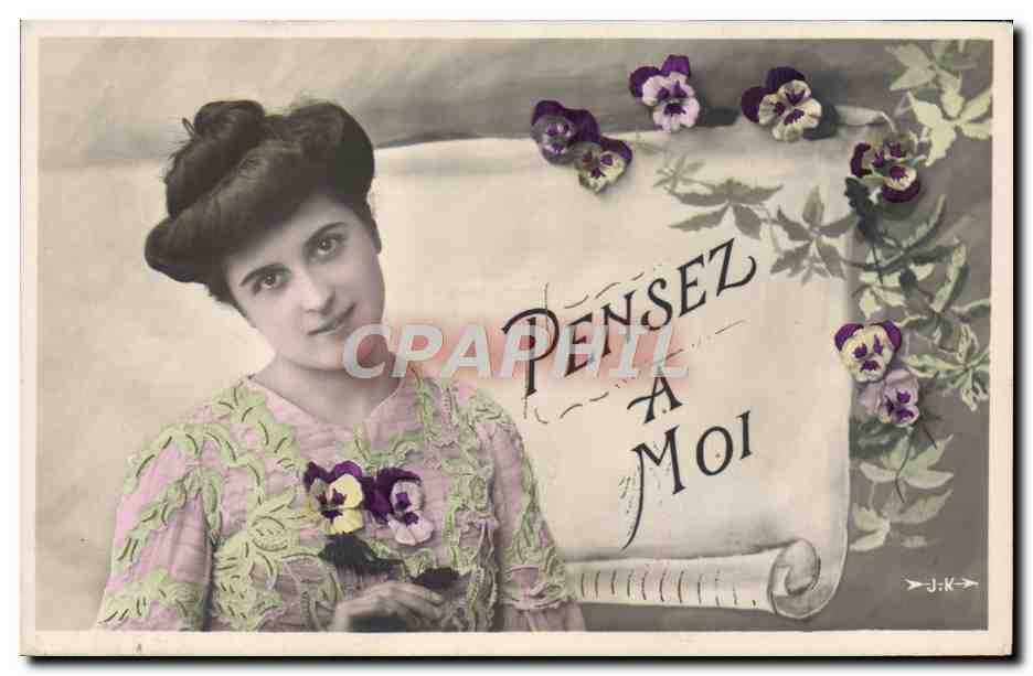 CPA Fantaisie Femme 