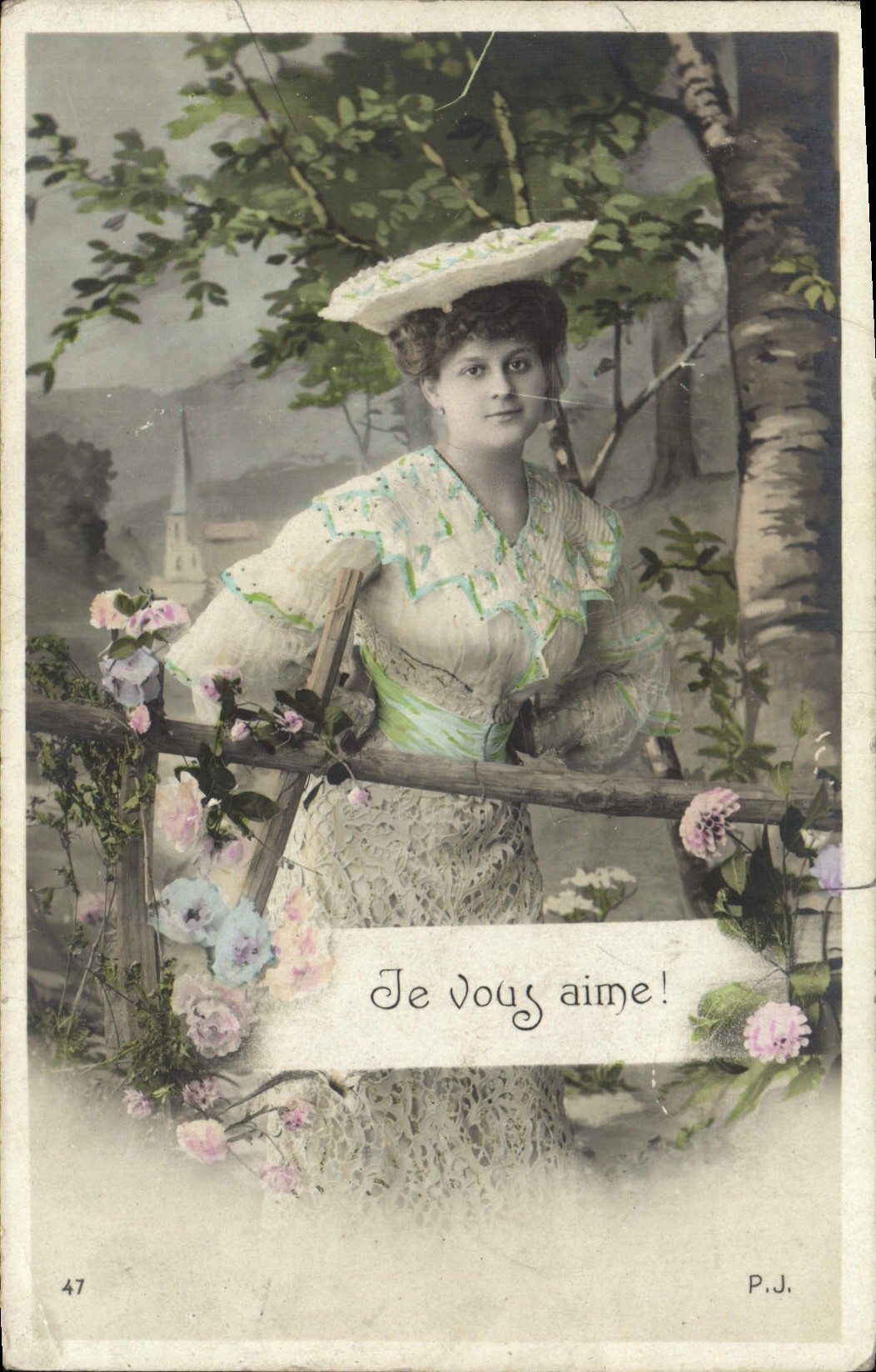 CPA Fantaisie Femme 