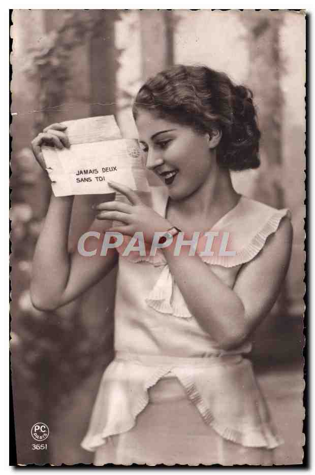 CPA Fantaisie Femme 