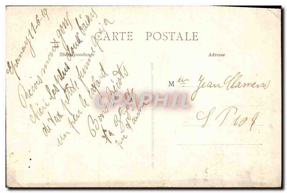 CPA Fantaisie Femmes — Verso