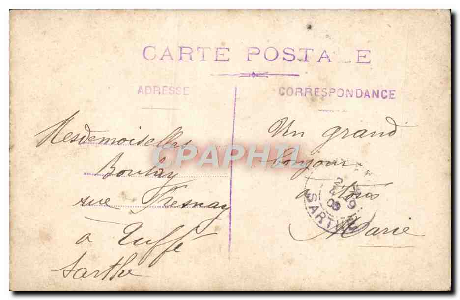 CPA Fantaisie Enfant Bebe — Verso