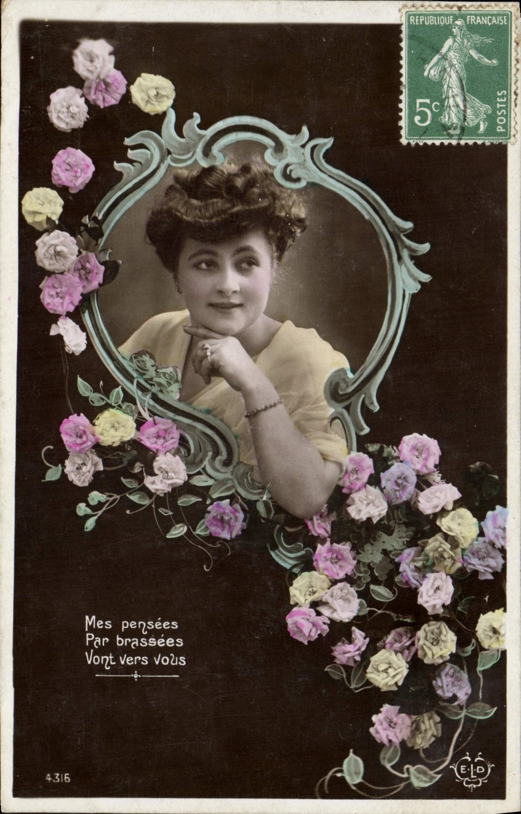 CPA Fantaisie Femme