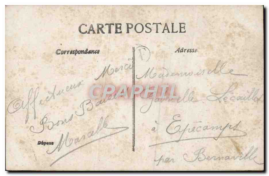 CPA Fantaisie Femme — Rückseite